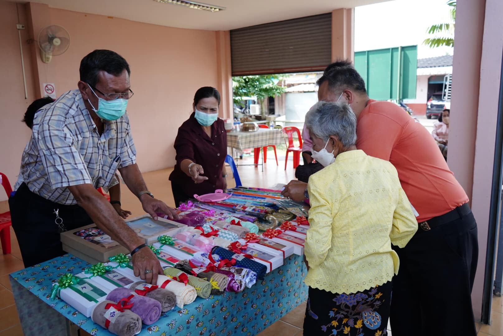 กิจกรรมงานปีใหม่ ของนักเรียนโรงเรียนผู้สูงอายุเทศบาลตำบลบ้านนา